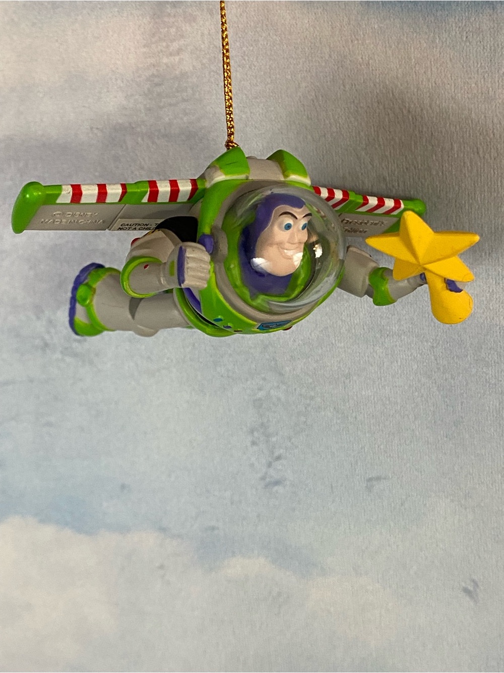 Grolier Buzz Lightyear Green Action Ornament
